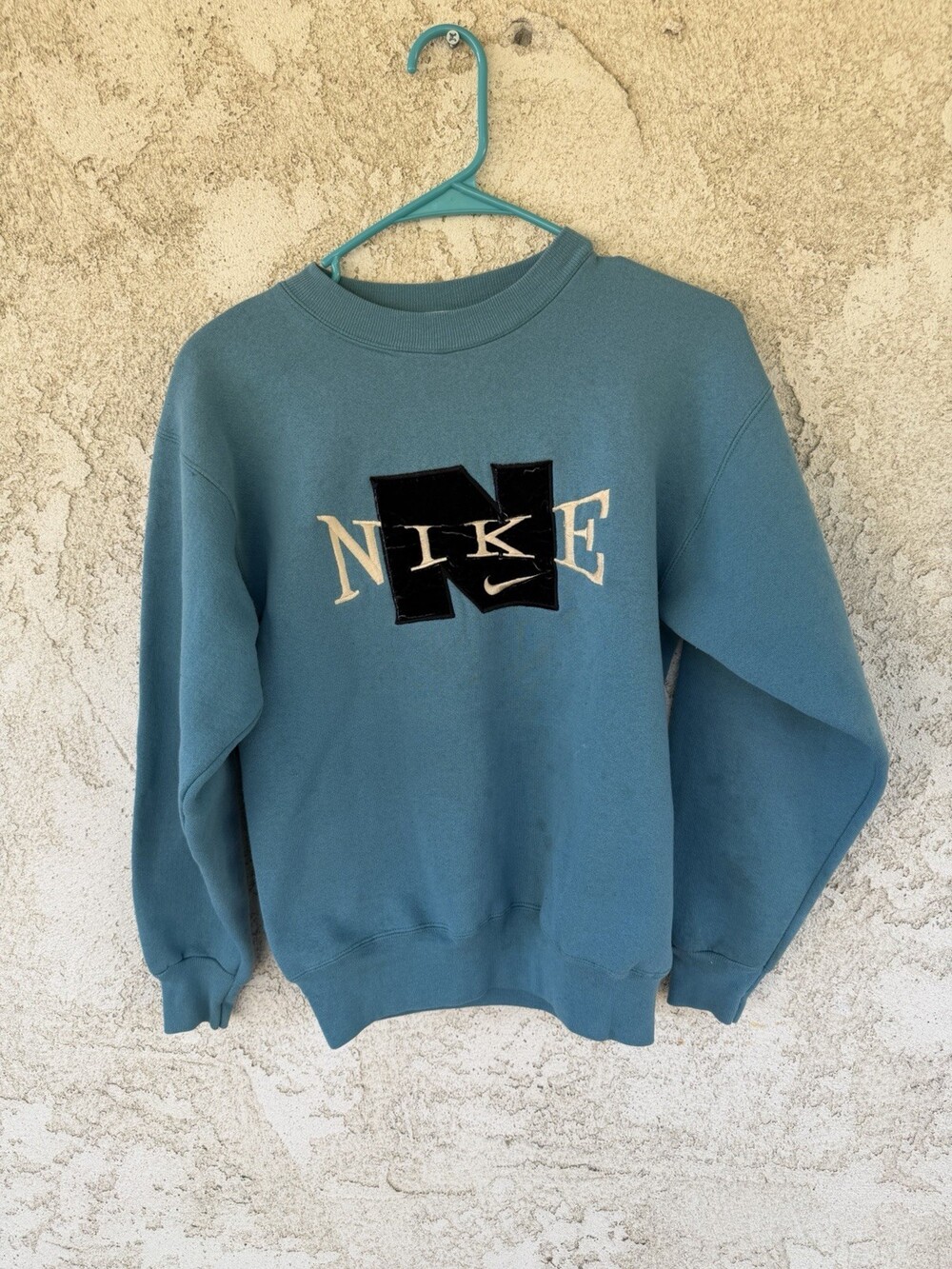 Mens Nike Big Logo Sweatshirt Red Size M Vintage Made in USA 90s